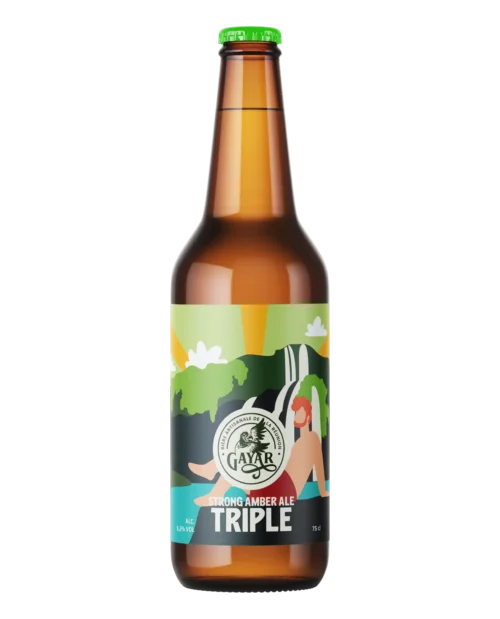 Bière ambrée triple brasserie Gayar île de la réunion